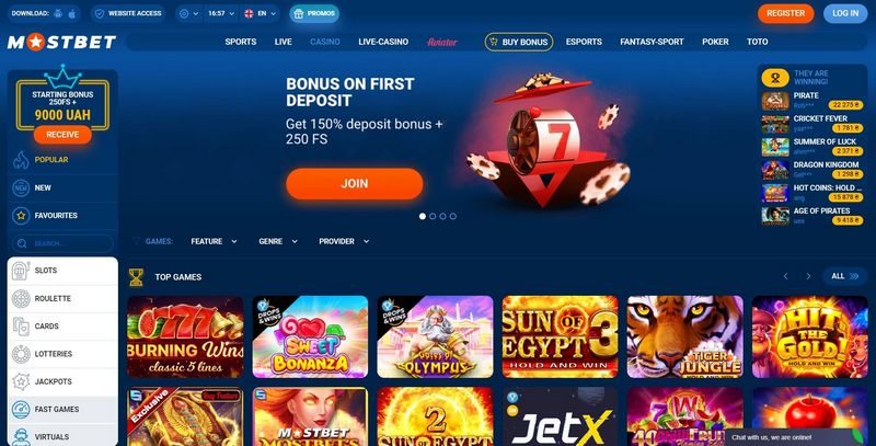 Mostbet'e Kayıt Olma